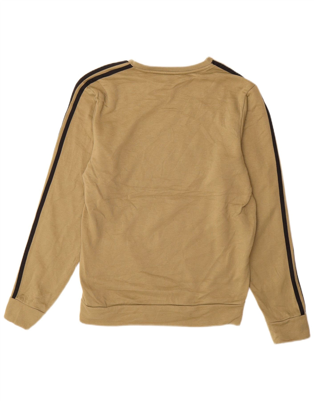 ADIDAS Mens Moletom Jumper Médio Cáqui Poliéster
