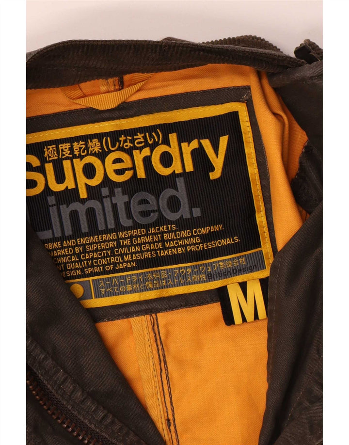 Jaqueta bomber feminina Superdry UK 14 marrom médio