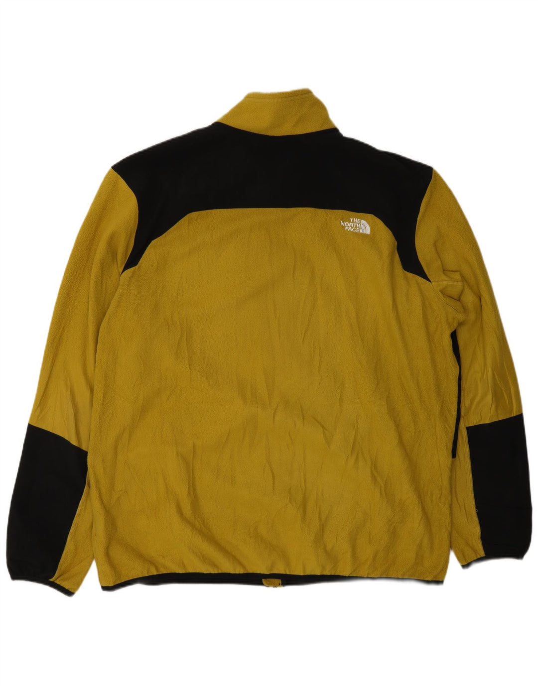 Jaqueta de lã masculina THE NORTH FACE UK 44 2XL poliéster amarelo colorblock