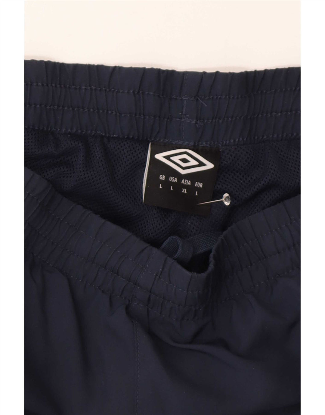 Umbro Calça de treino masculina Joggers grande poliéster azul marinho
