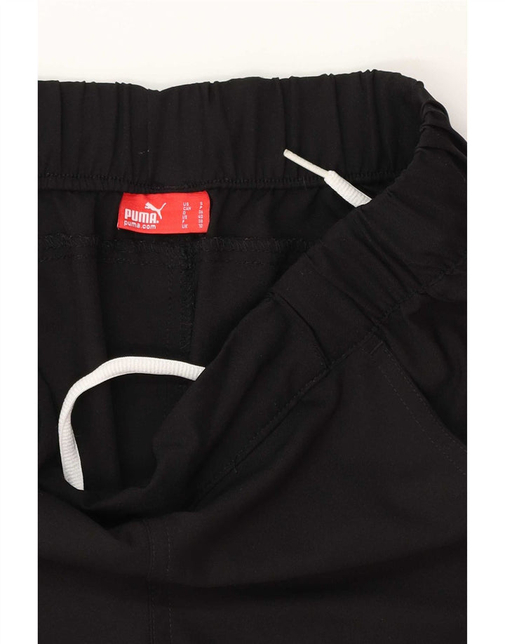Puma Calça Capri Feminina UK 10 Pequena Preta