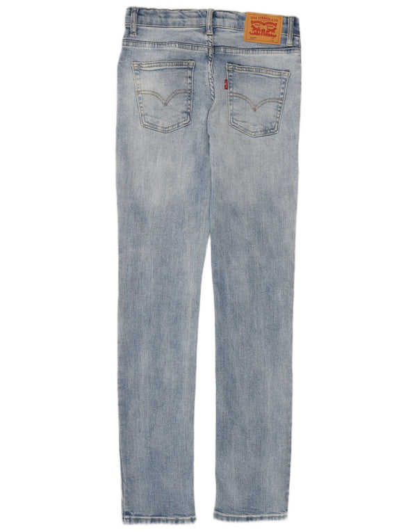 Jeans Levi's Boys 512 Tapered Slim 13-14 Anos W28 L30 Azul Algodão