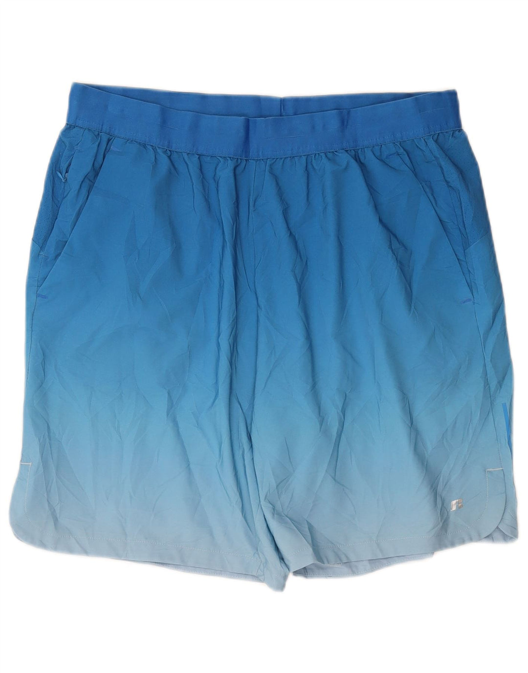 Shorts de natação masculino Russell Athletic grande poliéster azul