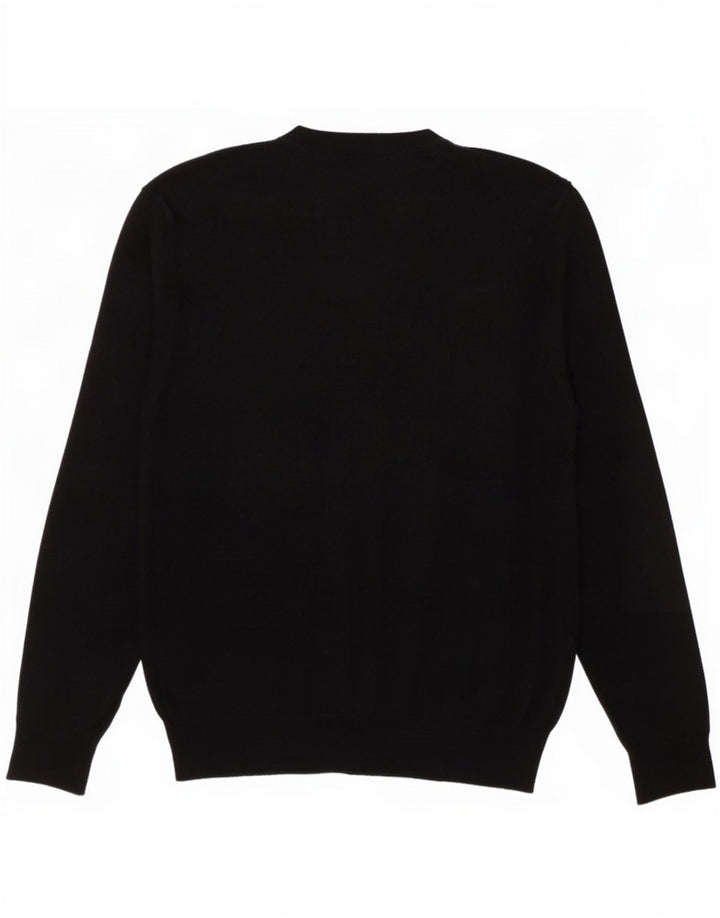 Suéter masculino Paul Smith com gola redonda, grande algodão preto