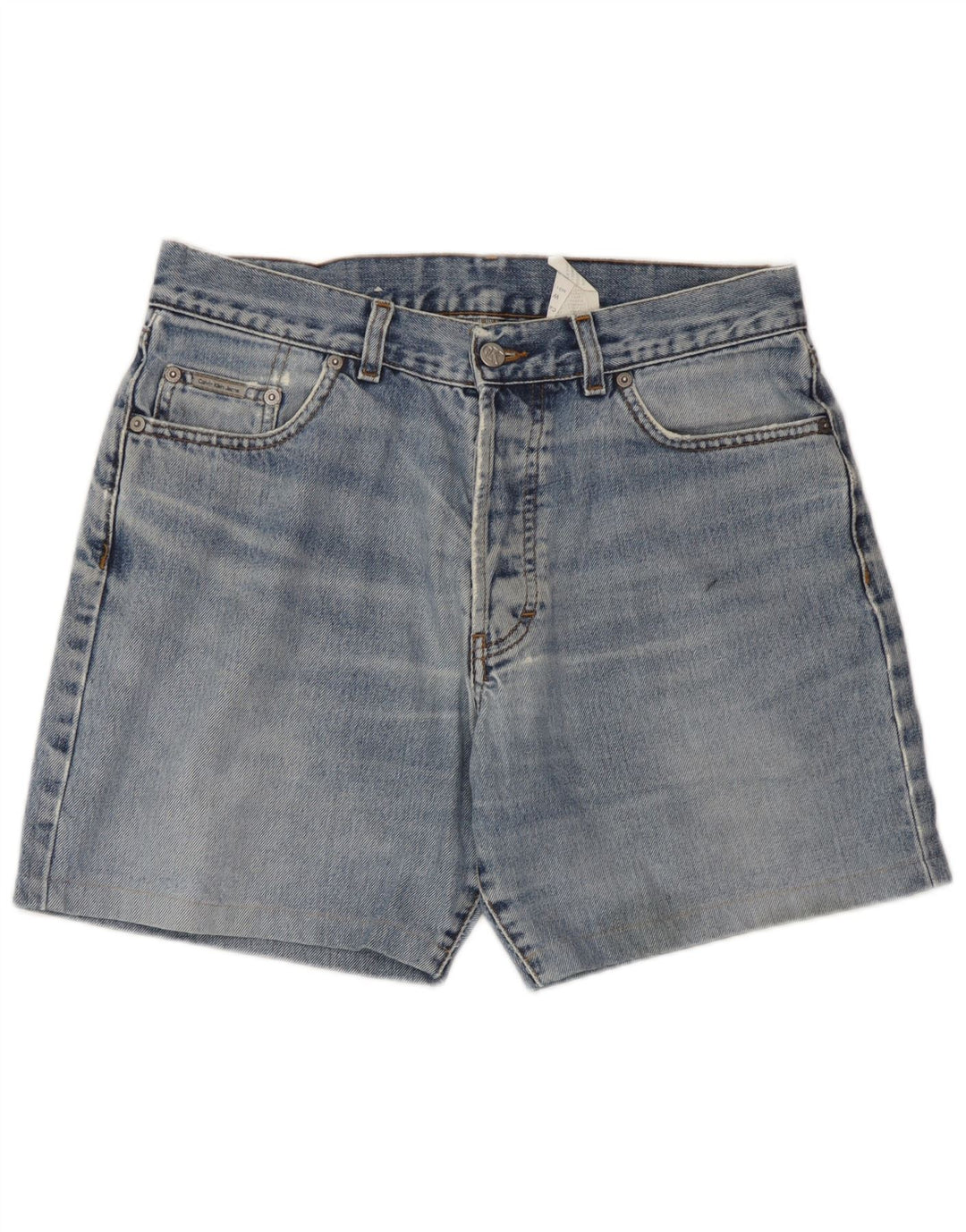 Shorts jeans masculino Calvin Klein W32 algodão azul médio