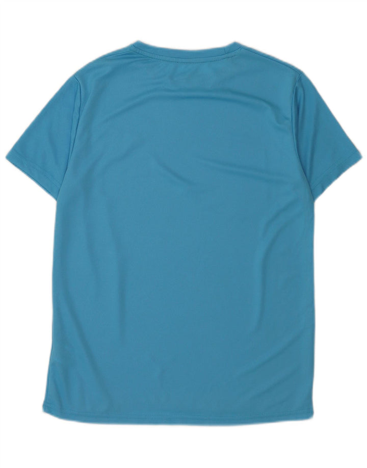 Camiseta masculina Under Armour top pequeno algodão azul