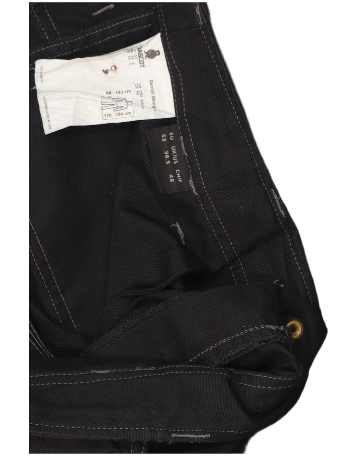 Calça cargo reta masculina mascote W36.5 L30 poliéster preto
