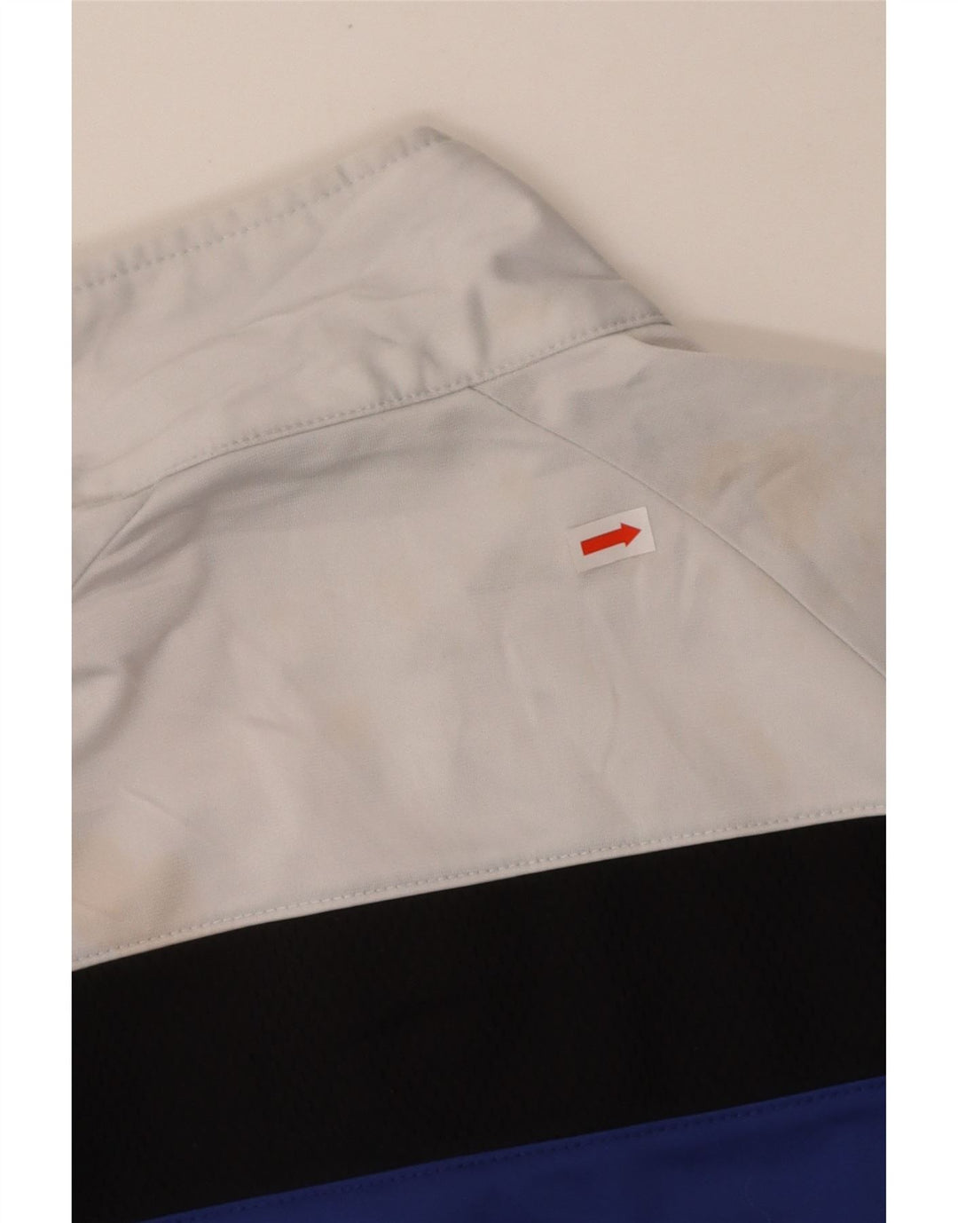 CHAMPION Boys Tracksuit Top Jacket 9-10 Years Medium  Blue Colourblock