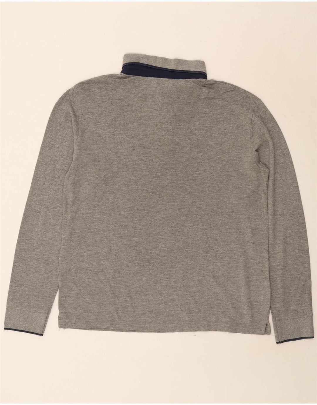 Camisa polo masculina de manga comprida LOTTO XL cinza
