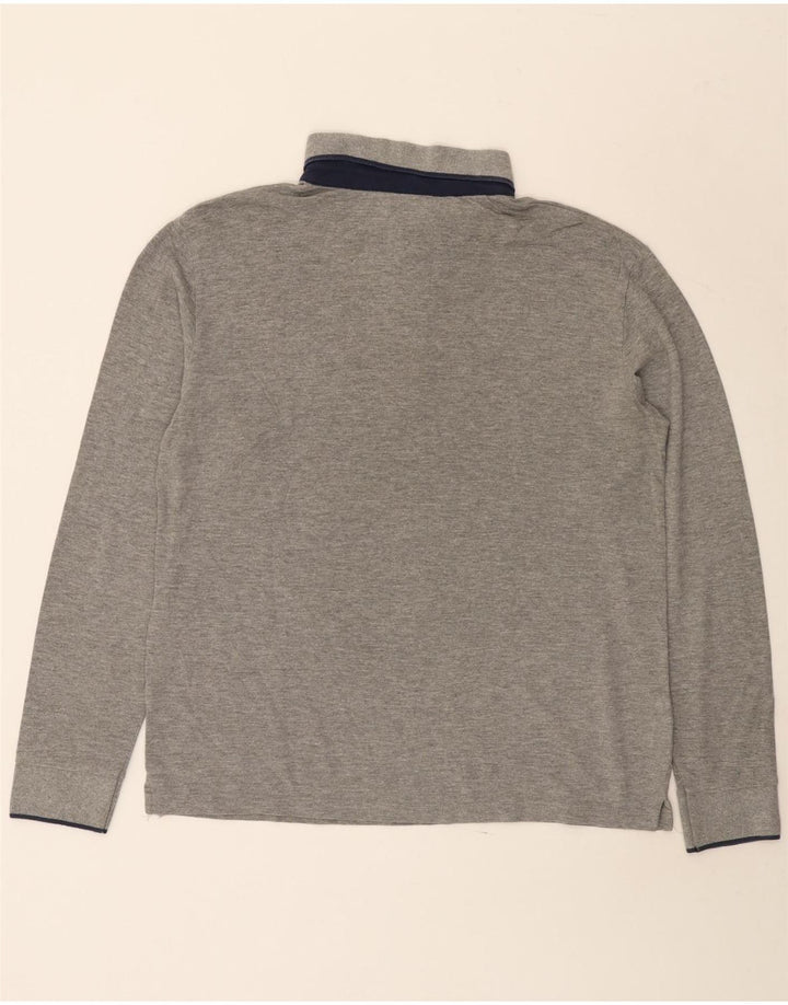 Camisa polo masculina de manga comprida LOTTO XL cinza