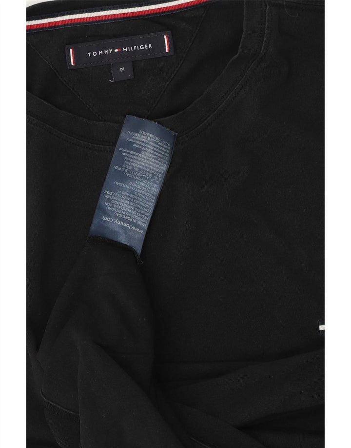 Camiseta masculina Tommy Hilfiger Top médio algodão preto