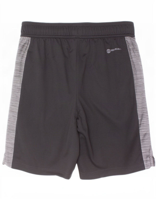 Shorts esportivos Adidas Aeroready para meninos 11-12 anos preto colorblock