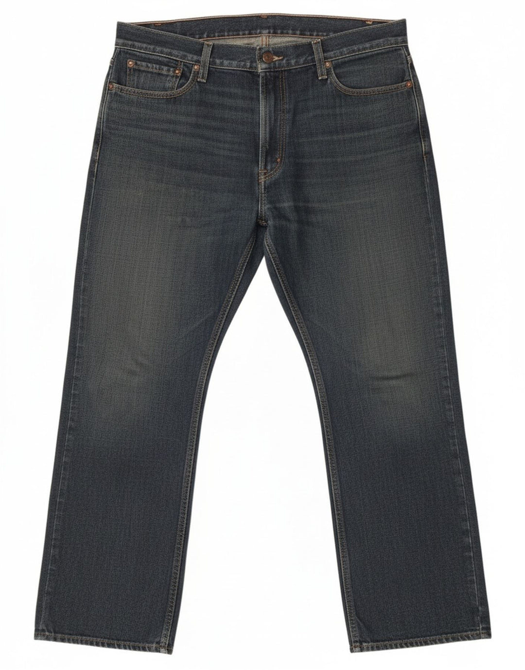 Levi's Masculino 514 Slim Straight Jeans W36 L30 Azul Algodão