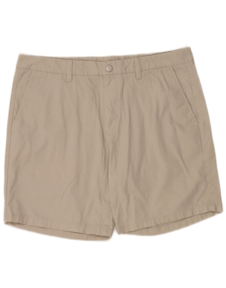 BONOBOS Mens Chino Shorts W36 Grande Algodão Bege