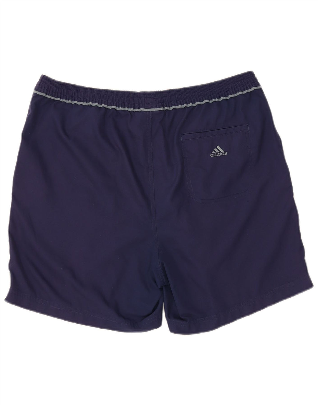 Shorts esportivos masculinos Adidas grandes azul marinho