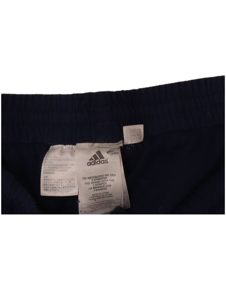 Calça de treino masculina Adidas Joggers XL azul marinho poliéster