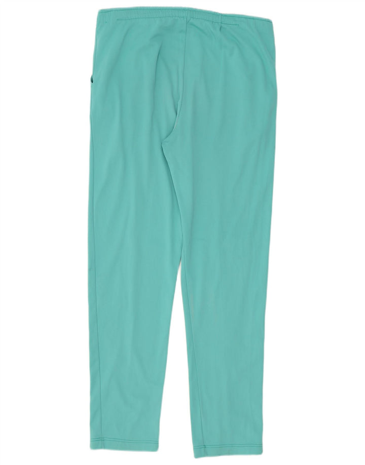 Calça de treino masculina vintage grande turquesa