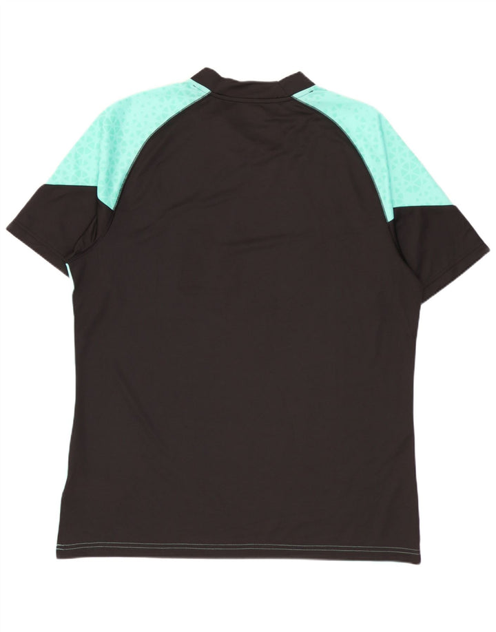 Camiseta masculina Puma grande poliéster geométrico turquesa