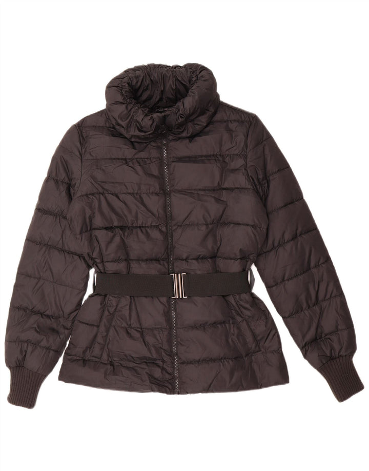 Jaqueta acolchoada feminina SISLEY IT 44 poliéster preto médio