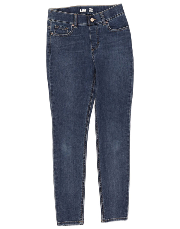 Calça jeans skinny feminina Lee cintura alta slim fit W28 L28 azul