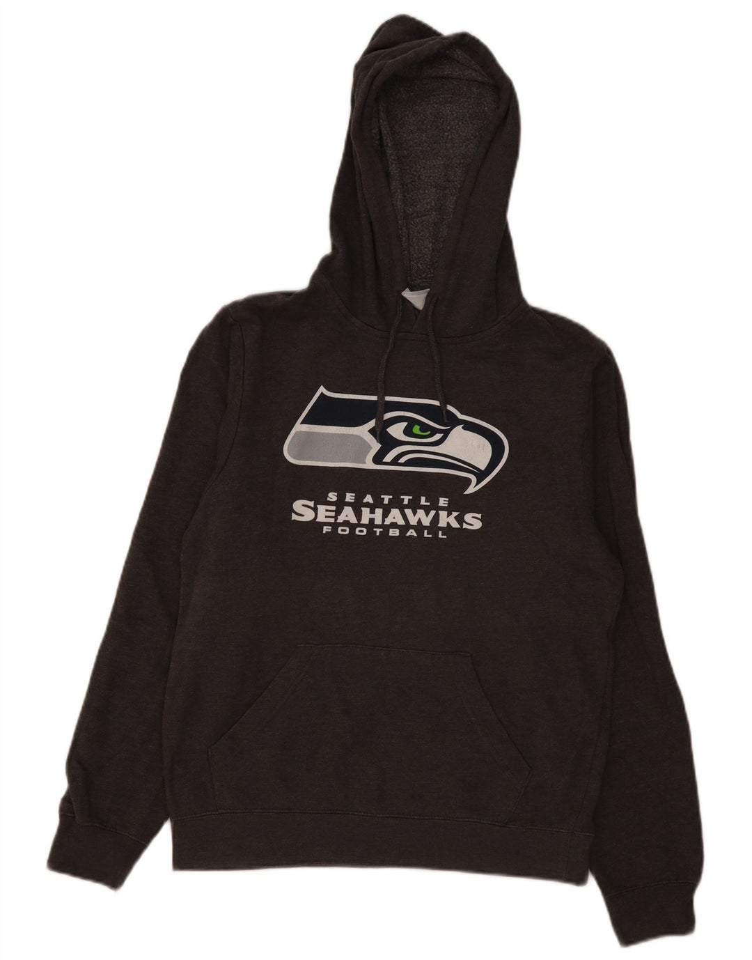 NFL TEAM APPAREL Masculino Seattle Seahawks NFL moletom com capuz pequeno algodão cinza