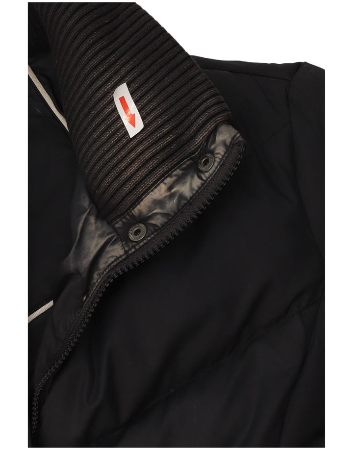 Jaqueta acolchoada feminina Esprit UK 16 grande poliéster preto