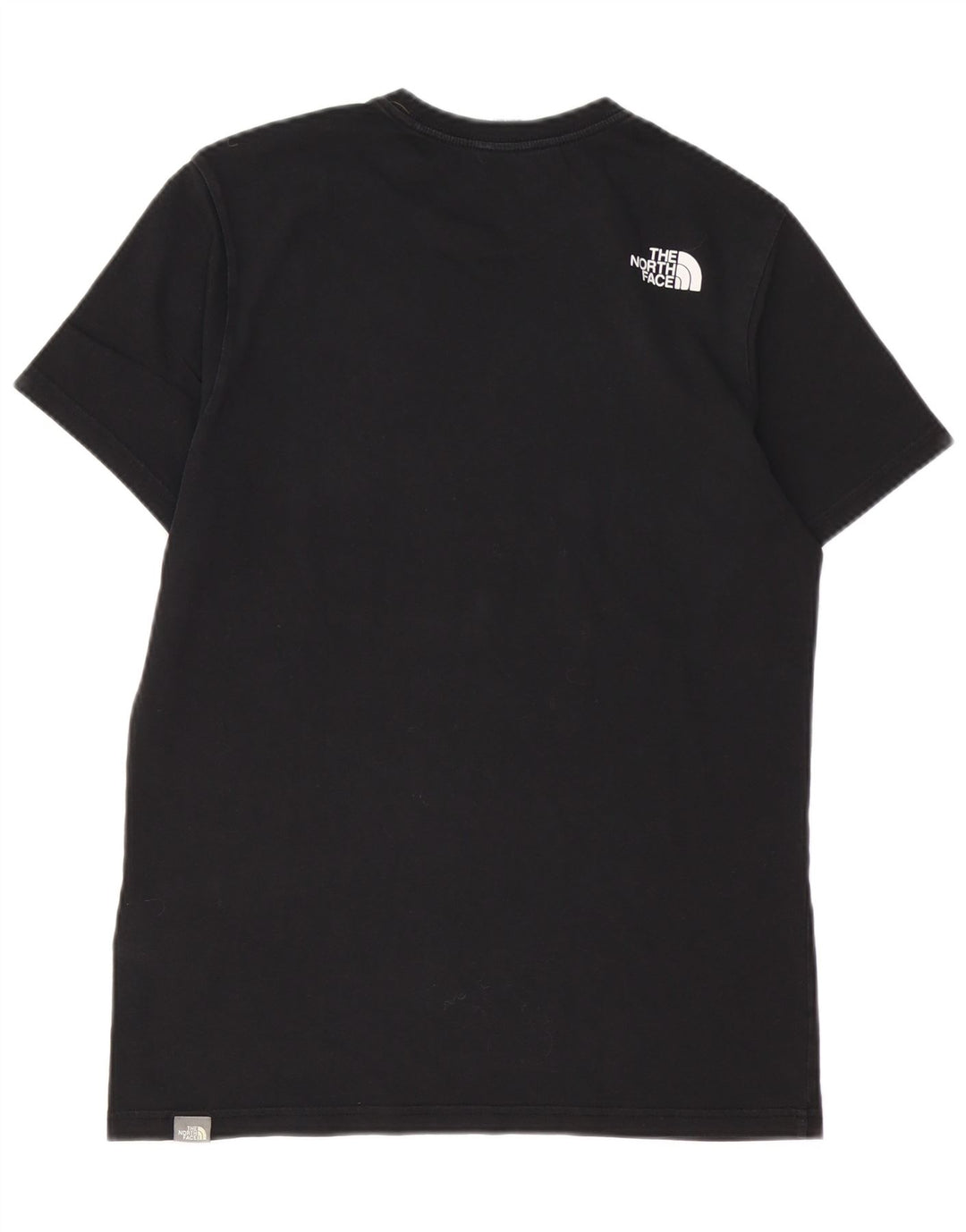 Camiseta gráfica masculina THE NORTH FACE top pequeno algodão preto