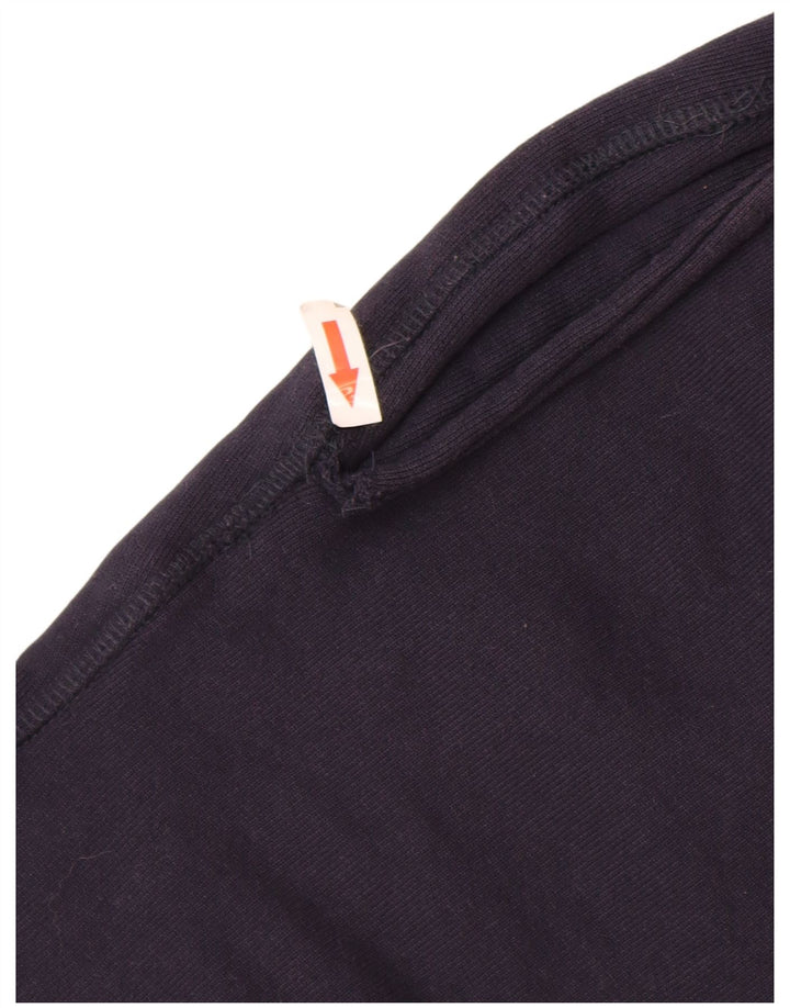 Chiemsee Shorts esportivos masculinos gráficos grandes de algodão azul marinho