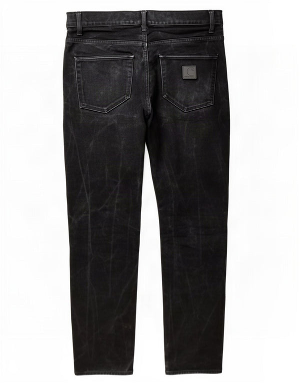 Calça jeans reta masculina Carhartt W32 L32 algodão cinza
