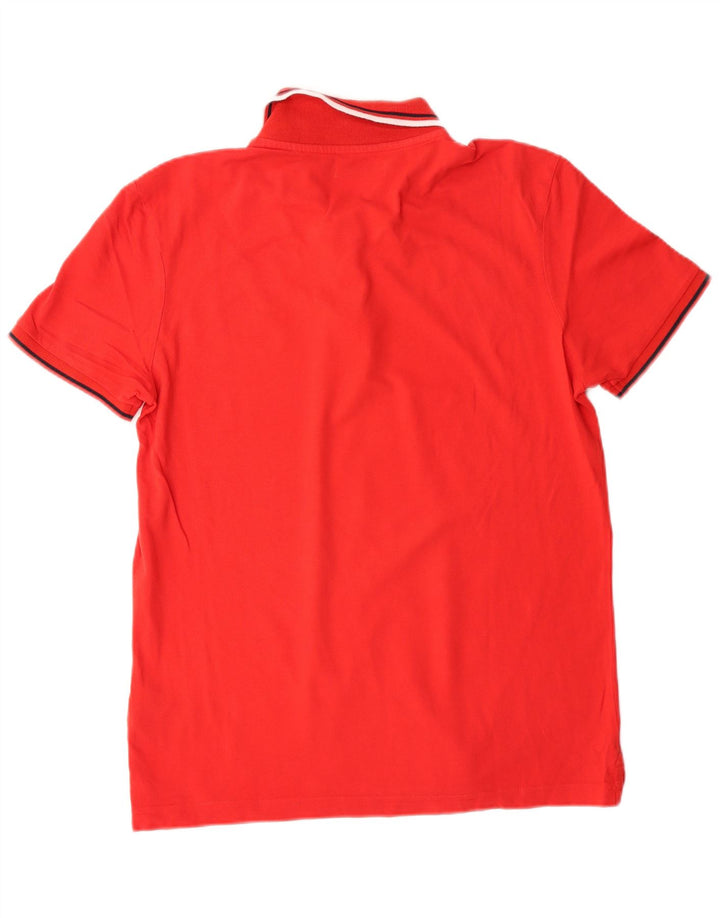 Camisa polo masculina DIADORA algodão vermelho médio