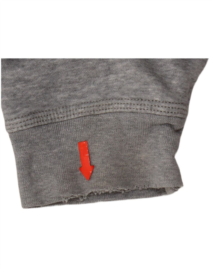Suéter Nike masculino com capuz e zíper 2XL algodão cinza