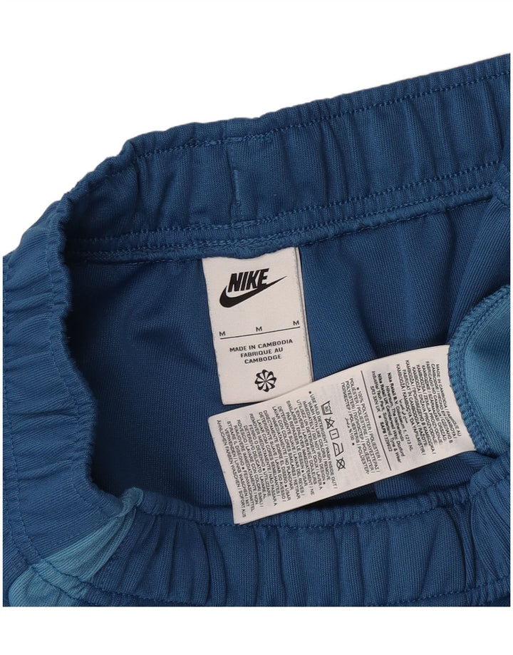 Shorts esportivos gráficos masculinos Nike médio azul poliéster
