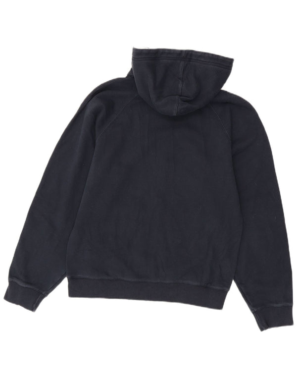 Champion Womens Graphic Zip Hoodie Sweater UK 18 XL Navy Blue