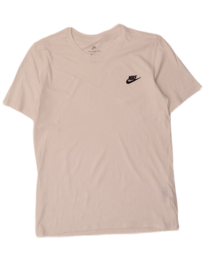 Camiseta masculina Nike Athletic Cut Top médio algodão branco