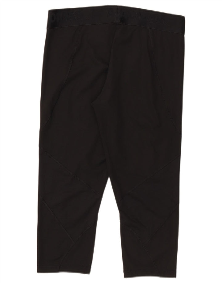 Leggings Adidas Tech Fit Capri UK 16/18 Grande Poliéster Preto