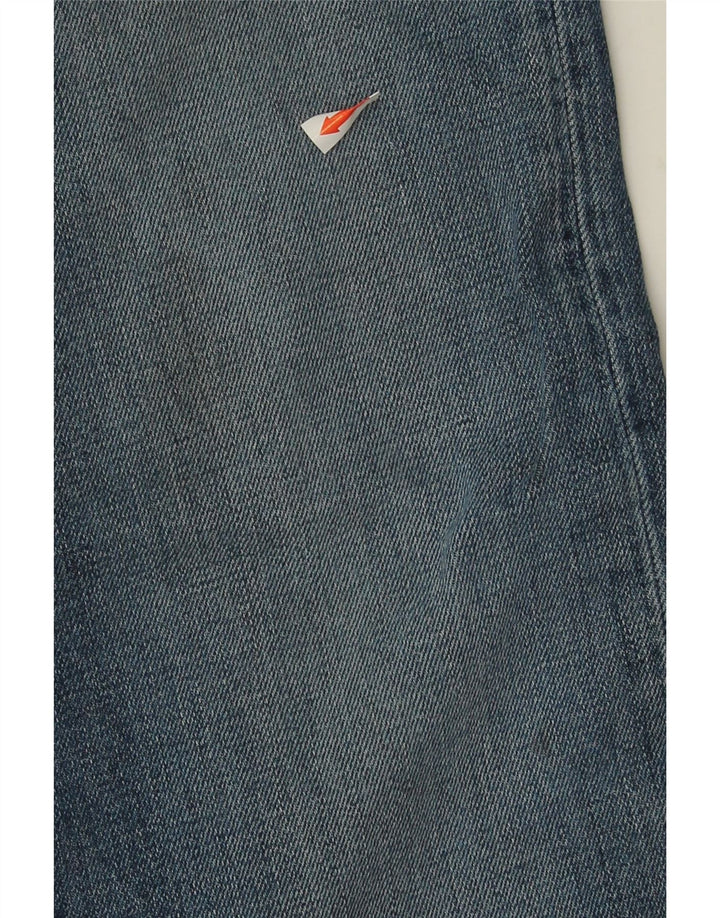 Jeans retos femininos TRUSSARDI W29 L31 algodão azul