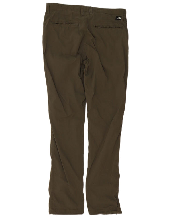 Calça cargo reta masculina The North Face W32 L32 algodão verde