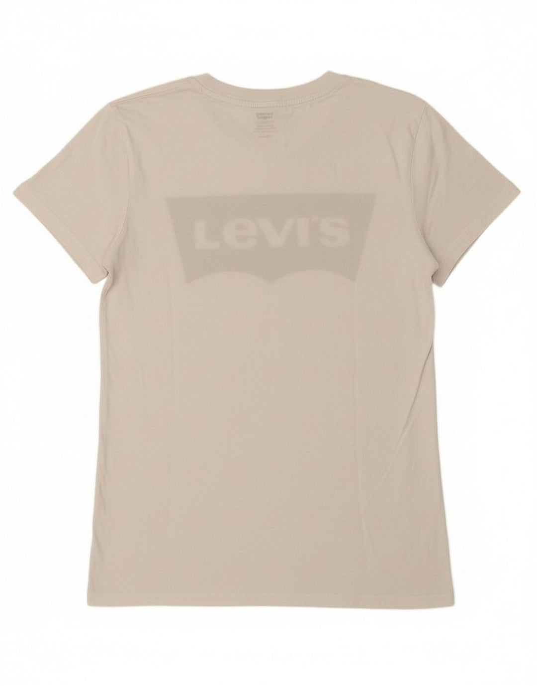 Camiseta gráfica masculina LEVI'S Top XS algodão branco