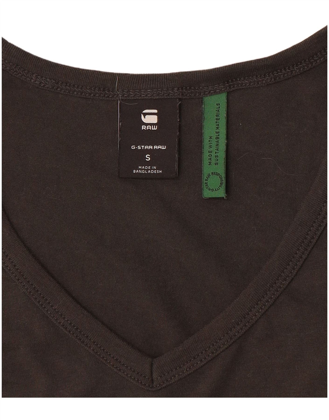 Camiseta feminina G-Star UK 10 pequena cinza
