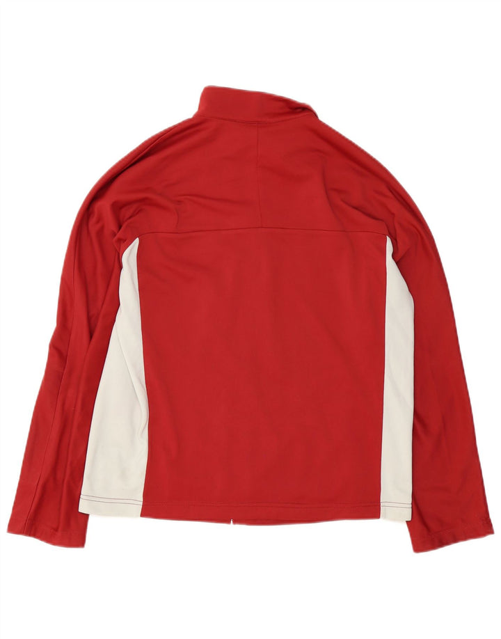 Jaqueta feminina FILA Oversized Tracksuit UK 10 Small Red Colourblock