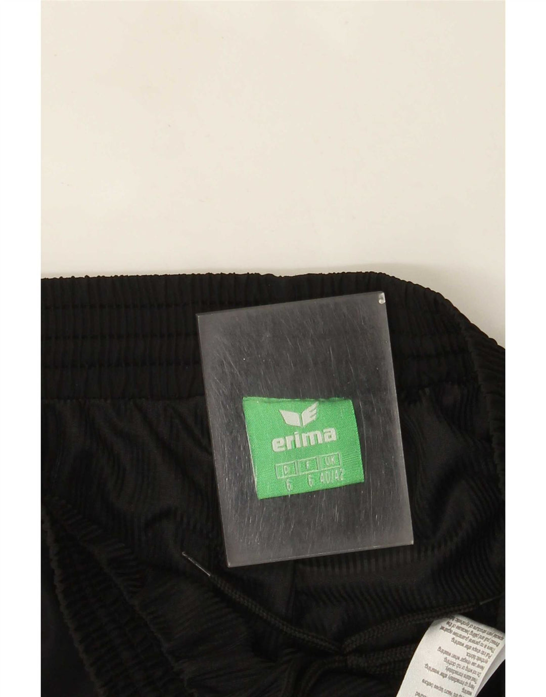 Calça de treino masculina Erima Joggers UK 40/42 poliéster preto médio
