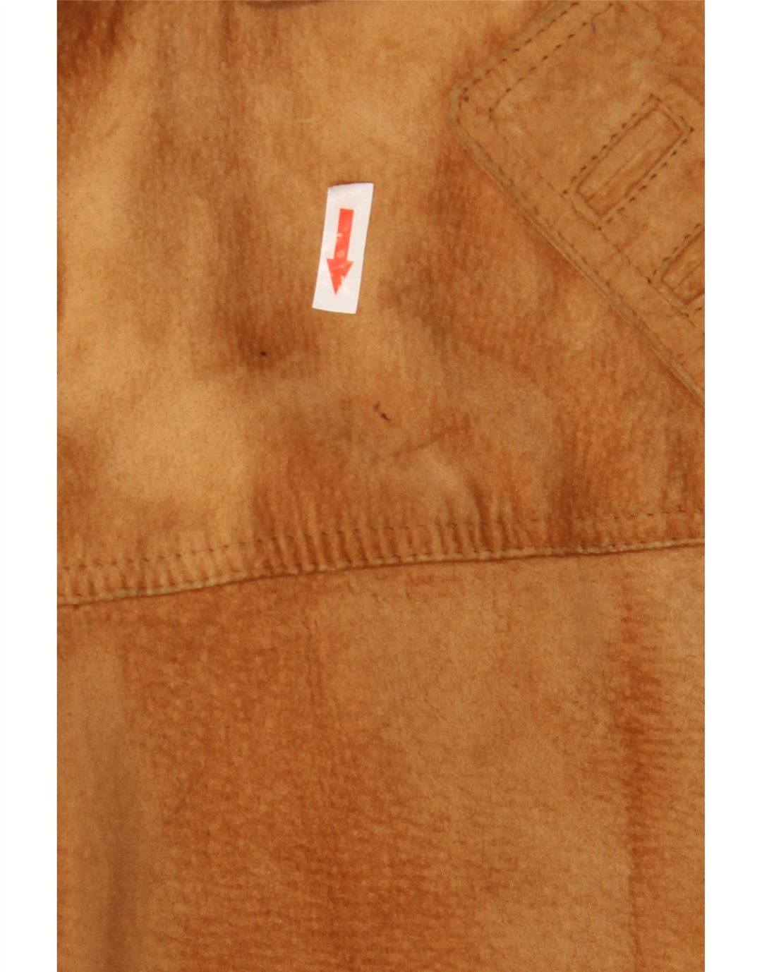 Jaqueta feminina de camurça oversized Vera Pelle IT 48 XL couro bege