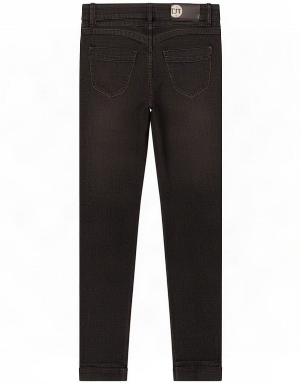 Trussardi Womens Slim Jeans IT 42 Médio W26 L28 Algodão Preto