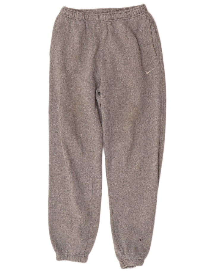 Calça de treino masculina Nike joggers pequeno algodão cinza
