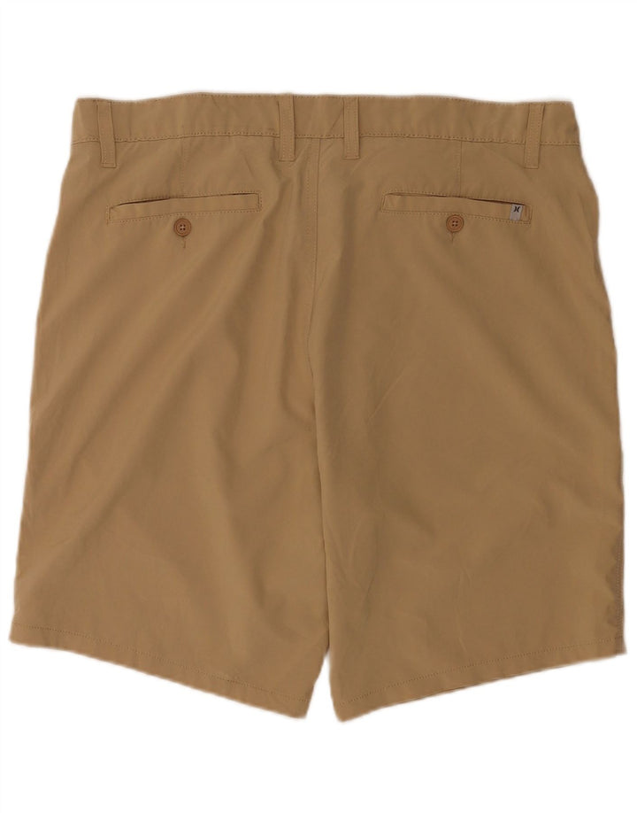 Hurley Mens Chino Shorts W36 Grande Poliéster Marrom