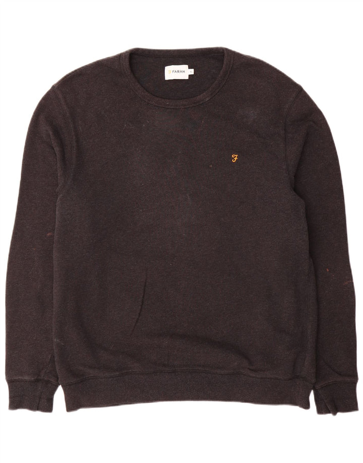 Farah moletom masculino jumper XL algodão cinza
