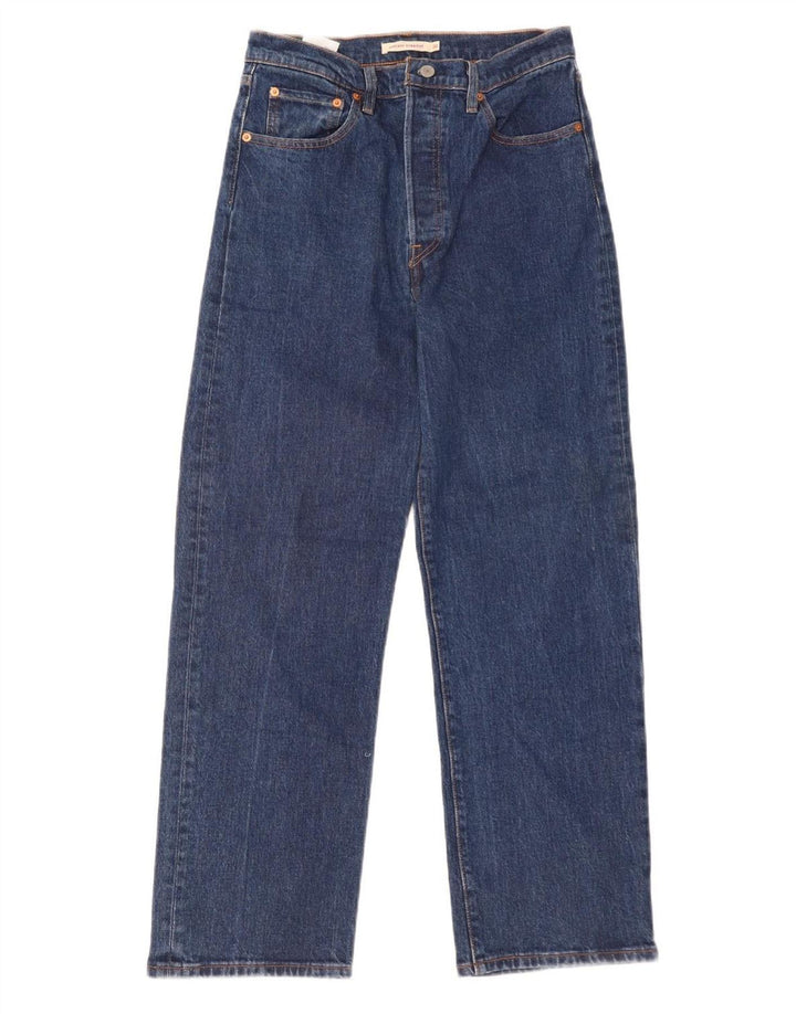 Jeans feminino Levi'S Ribcage Straight W30 L29 Azul Algodão