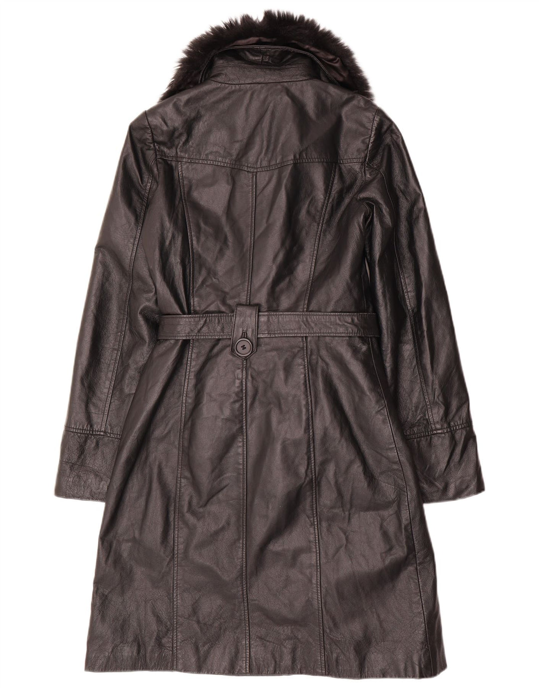 Casaco de couro feminino Orsay UK 10 pequeno preto