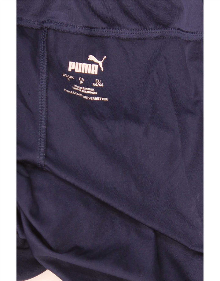 Puma Mens Sport Shorts Pequeno Azul Marinho Colorblock