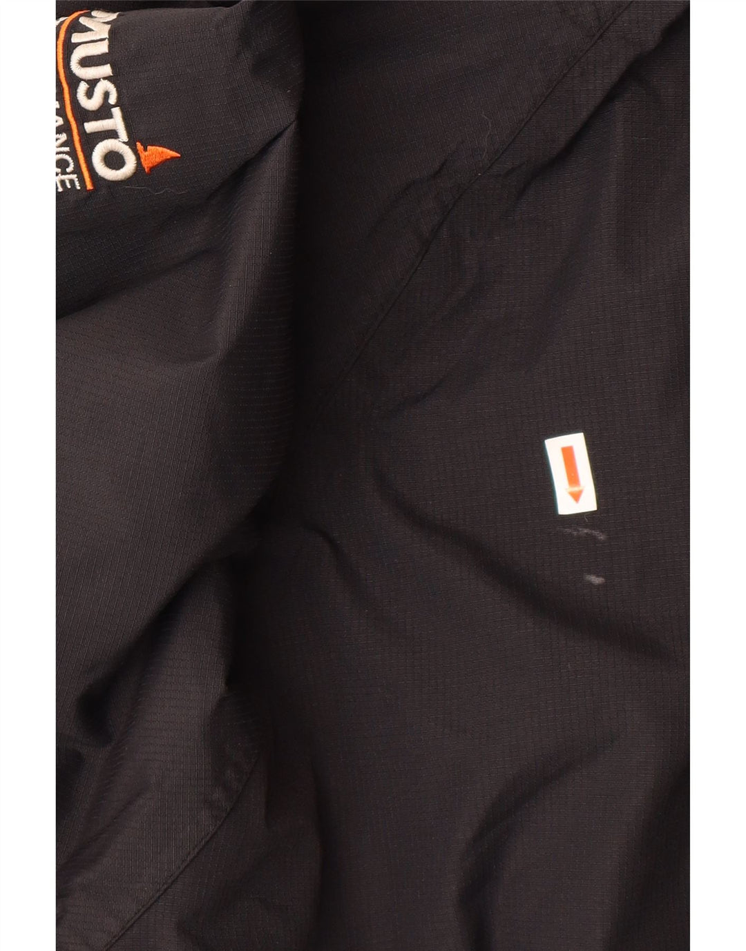 Jaqueta de chuva masculina Musto Reino Unido 42 XL preto nylon